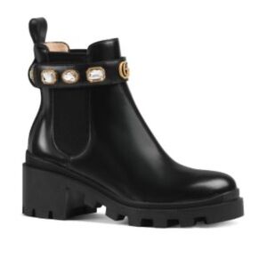 Gucci Women’s Jewel Strap Chelsea Boots
